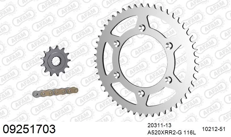 AFAM Chainset - Steel