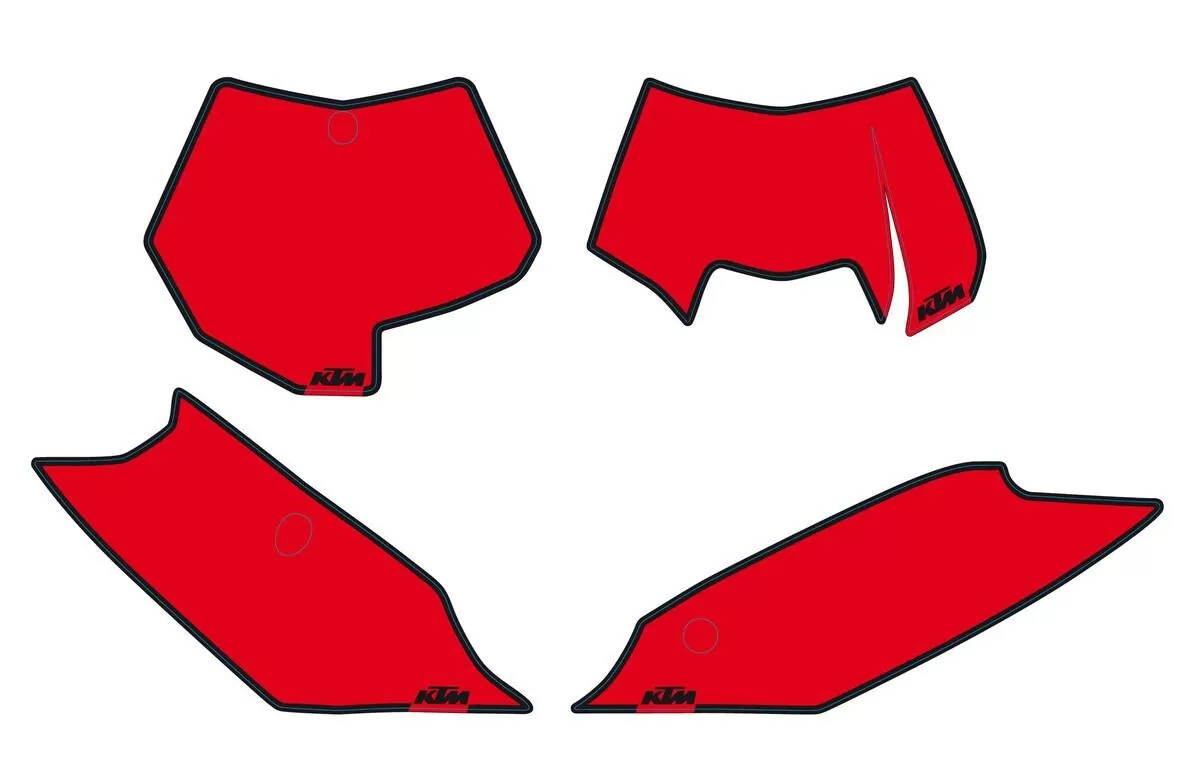 KTM Start Number Backgrounds