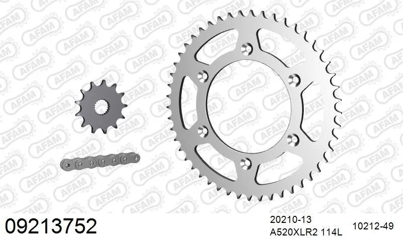 AFAM Chainset - Steel