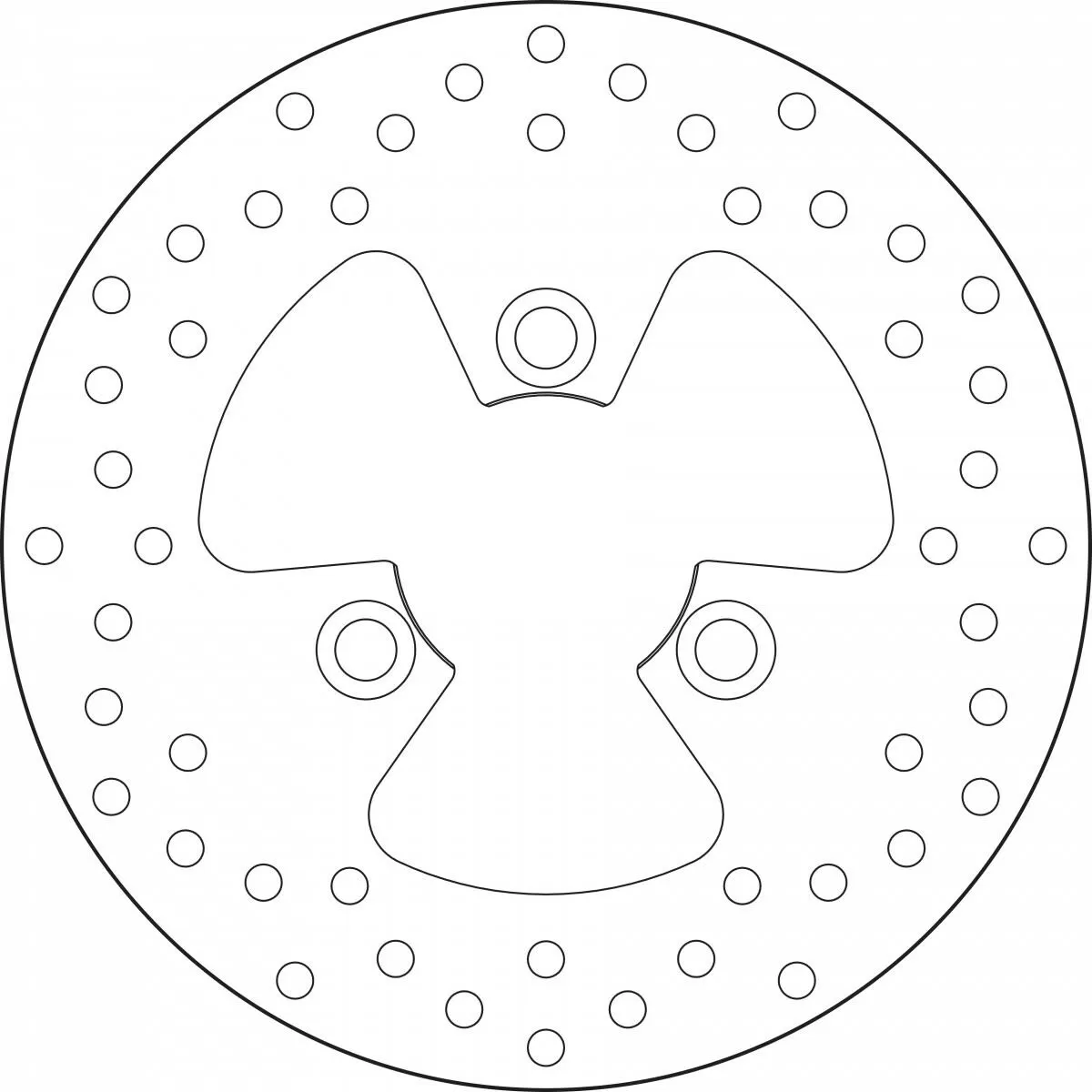 Brembo Brake Disc 68B407K8 210X4