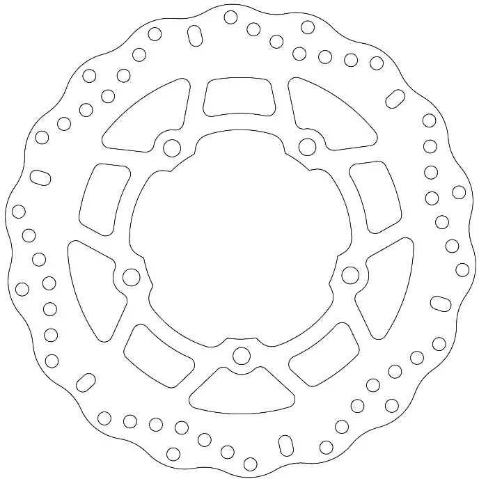 EBC Solid Wave Brake Disc MD3112C