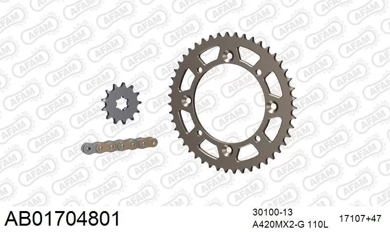 AFAM Chainset - Aluminium AB