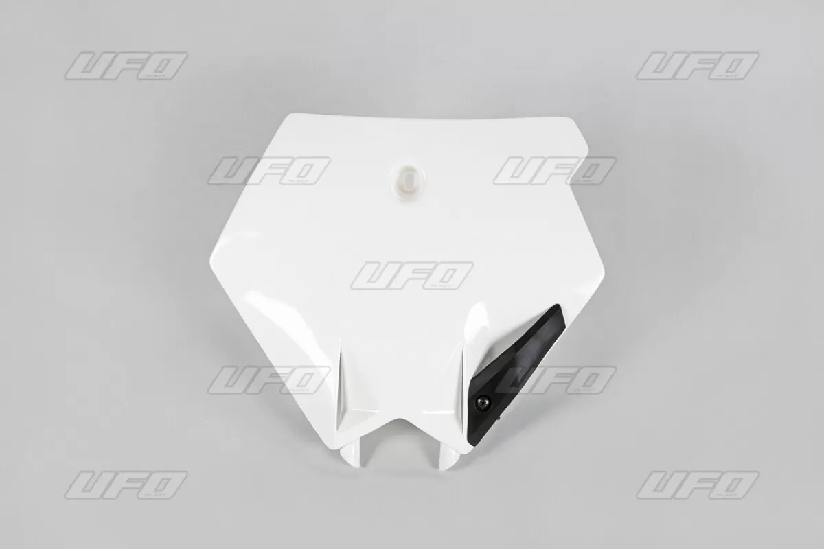 UFO Front Number Plate KTM SX-F 03-06 White
