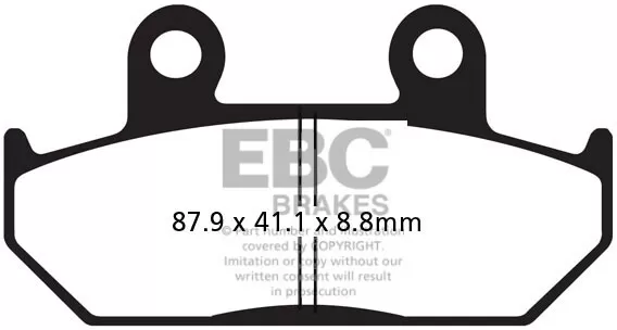 EBC Organic Brake Pads FA124