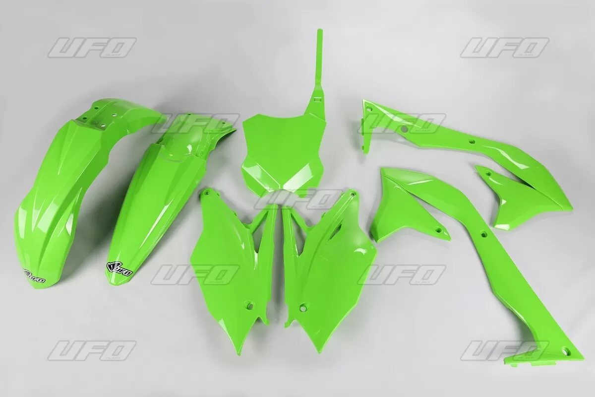 UFO Plastic Kit Kawasaki Green KXF450 16-17