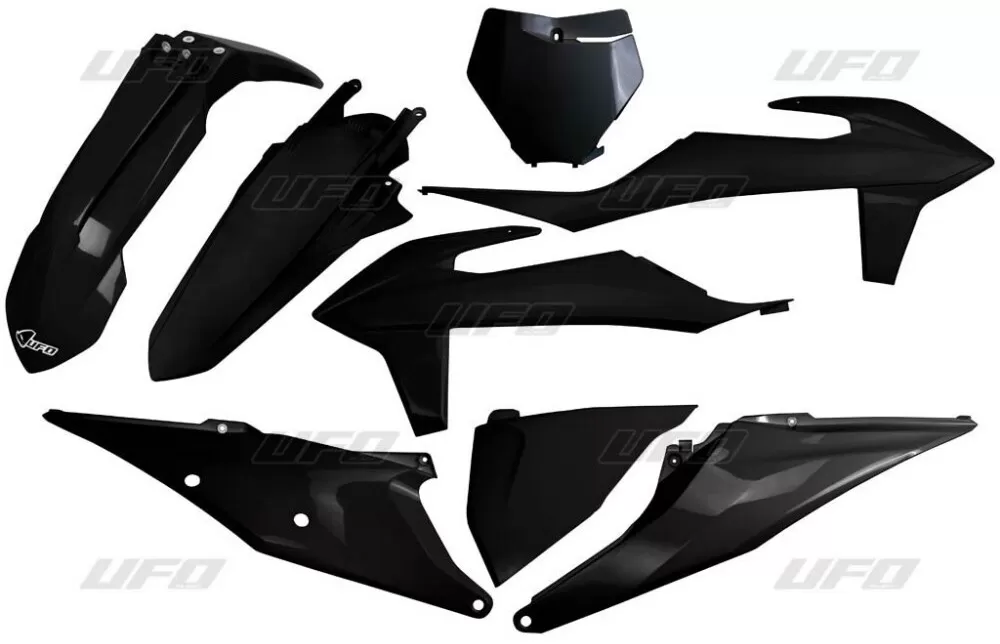 UFO Plastic Kit KTM SX-SX-F 19-22 Black