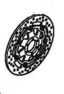 Honda DISK COMP., R. FR. BRAKE 45120MJG671