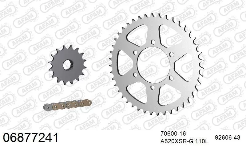 AFAM Chainset - Steel