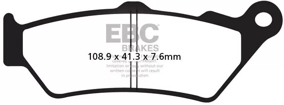 EBC Organic Brake Pads FA209/2