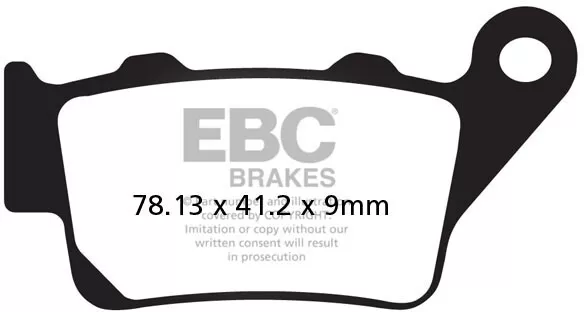 EBC Semi Sintered Brake Pads FA213V