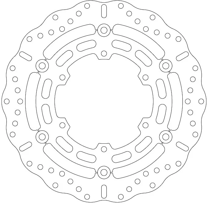 EBC Floating Wave Brake Disc MD2126XC