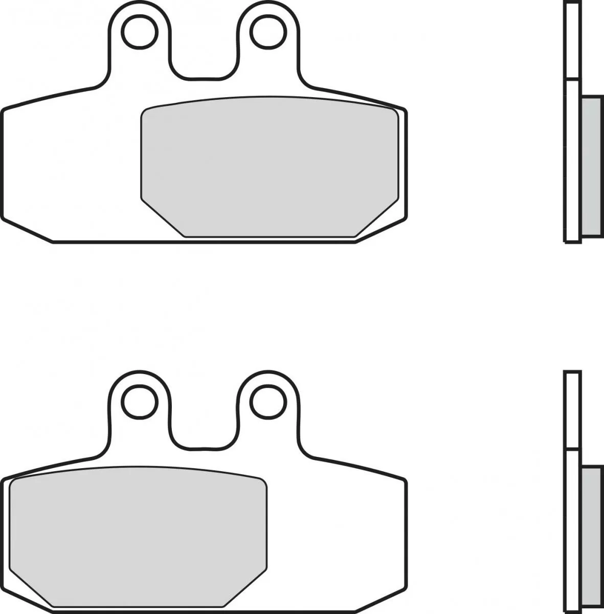 Brembo 07057XS Brake Pads Sinter Scooter 