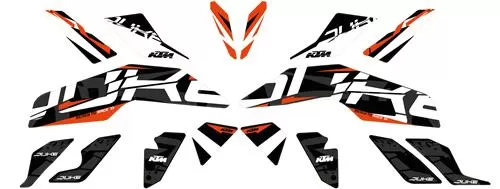 KTM Style Decal Set 125/390 Duke (17-)