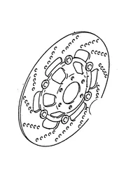 Suzuki Brake Disc Right Front 59210-48B20