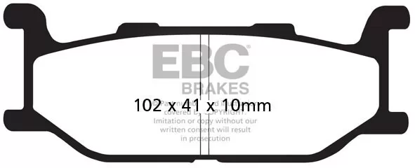 EBC Organic Brake Pads FA179