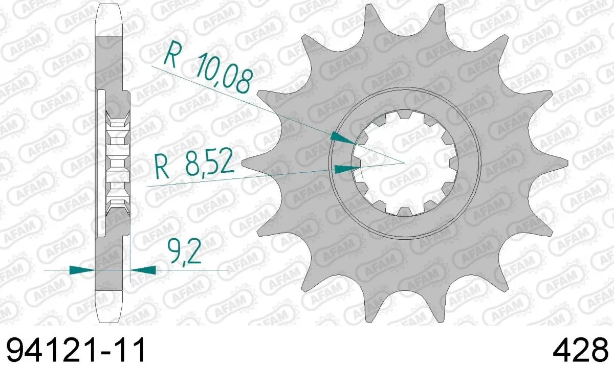 AFAM Sprocket Front 11T - 428