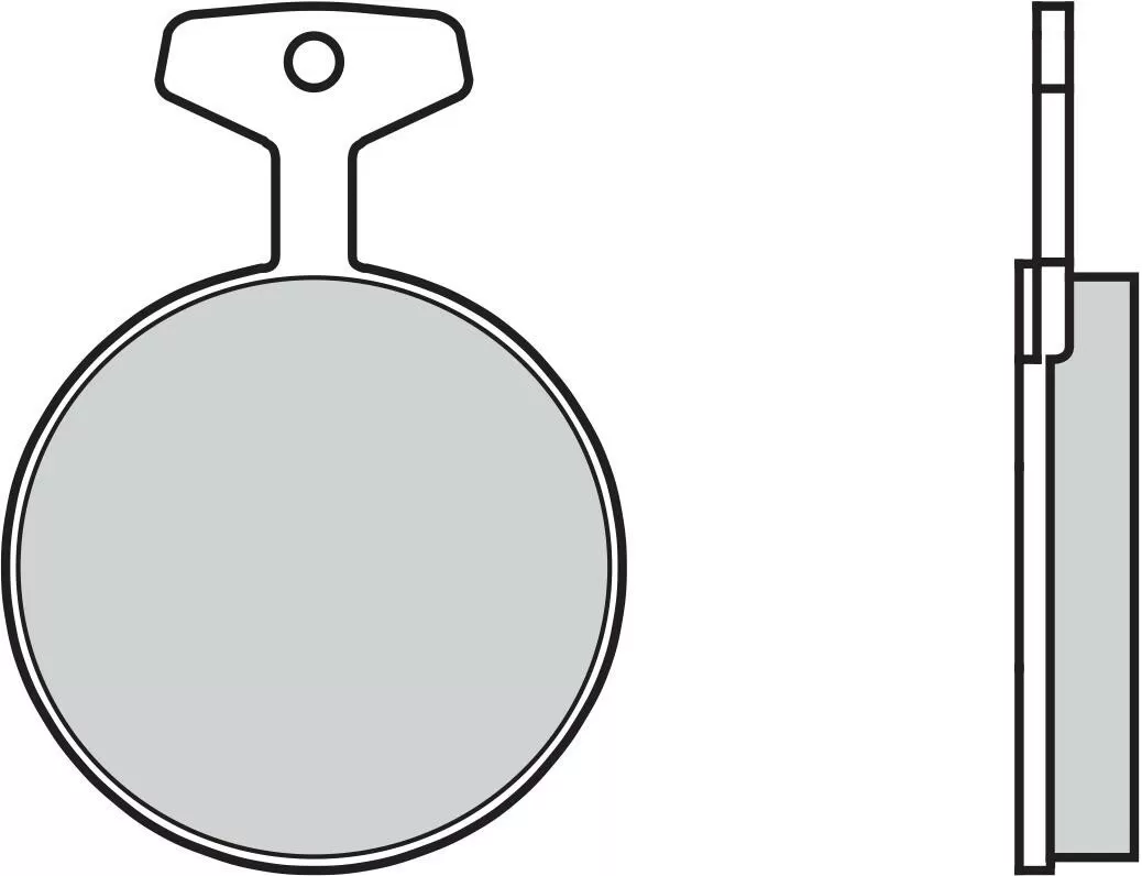 Brembo 07YA0207 Brake Pads Organic Genuine Street 