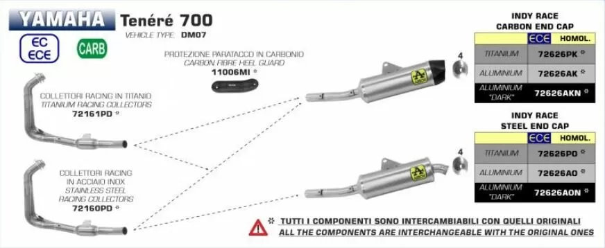 Arrow Exhaust Bend 72161PD