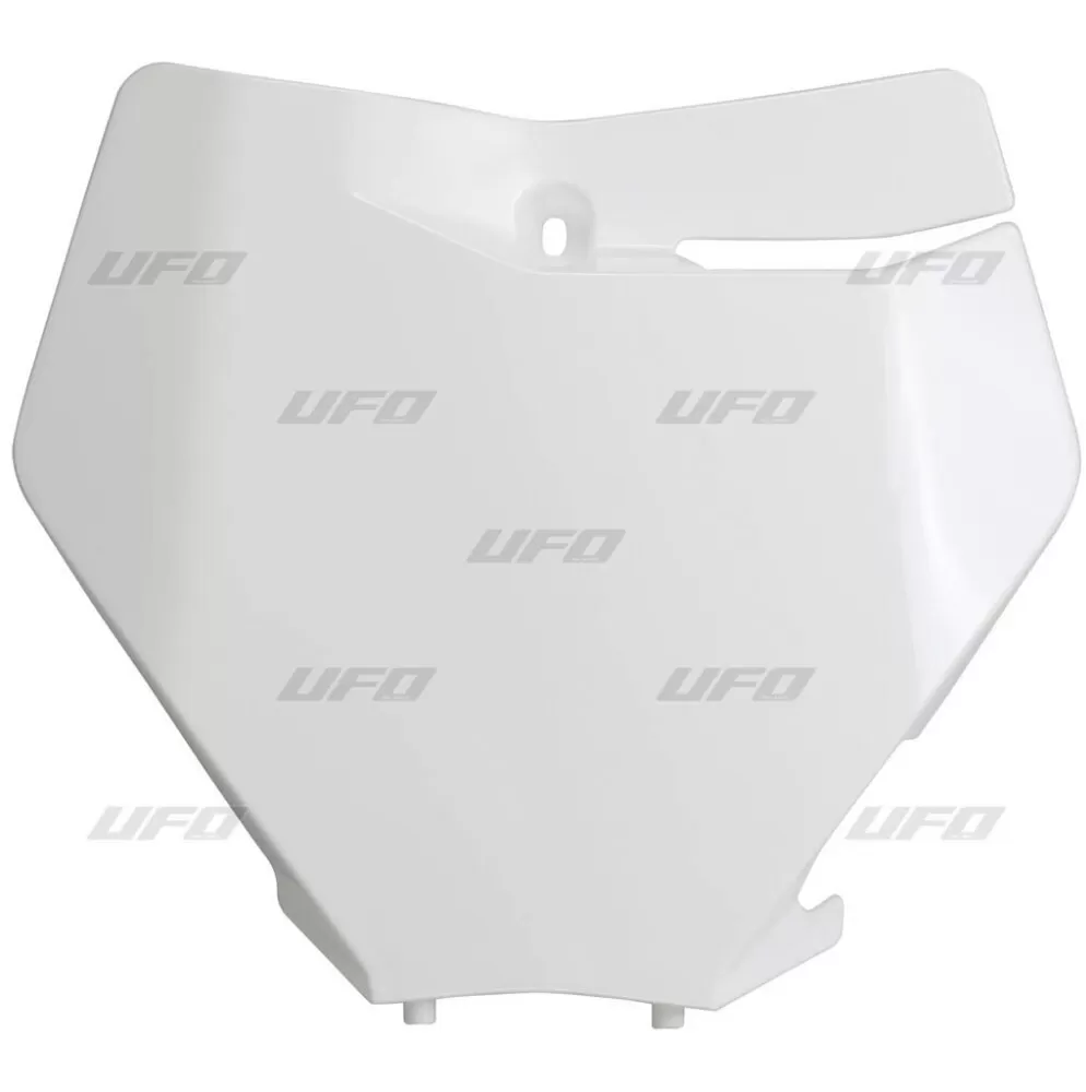 UFO Front Number Plate KTM SX/SX-F 19-22 White