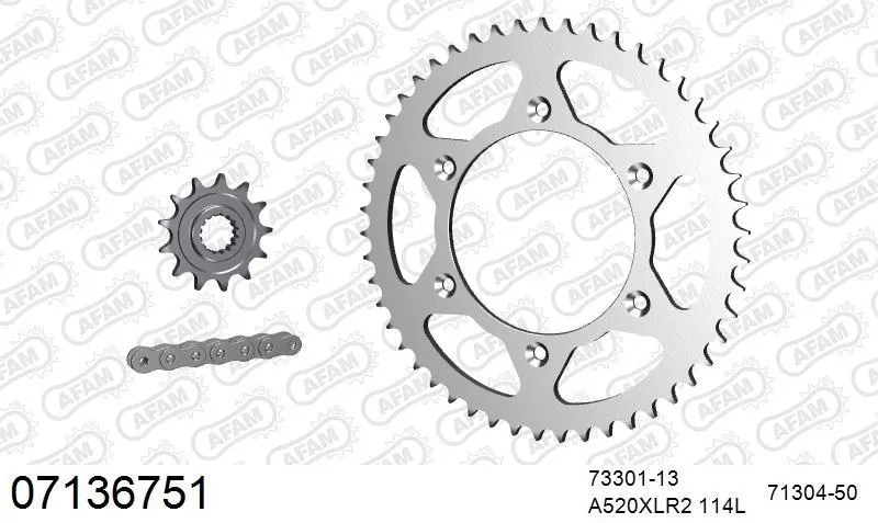 AFAM Chainset - Steel
