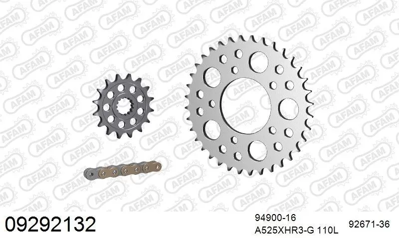 AFAM Chainset - Steel Racing