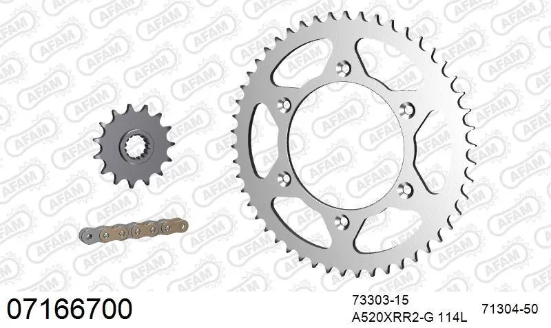 AFAM Chainset - Steel