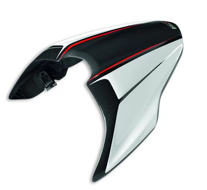 Ducati CARBON PILLION RIDER SEAT COVER KIT - M 96980341A