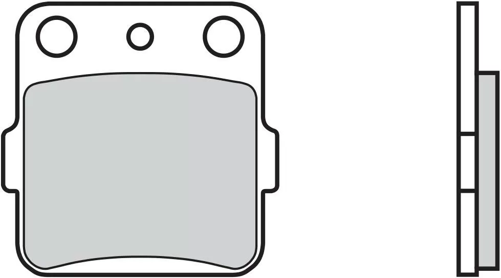 Brembo 07HO2205 Brake Pads Organic Genuine Street 