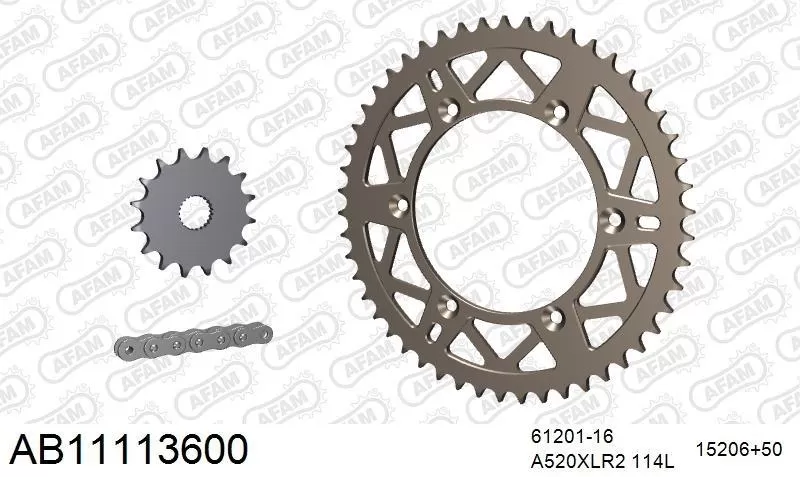 AFAM Chainset - Aluminium AB