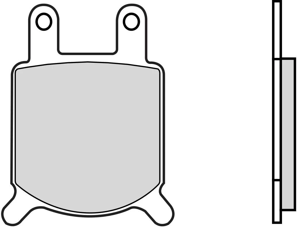 Brembo 07GR0204 Brake Pads Organic Genuine Street 