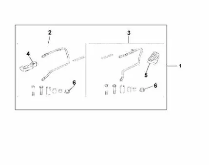 Honda RIGHT STAY KIT 08L41MFA800R1
