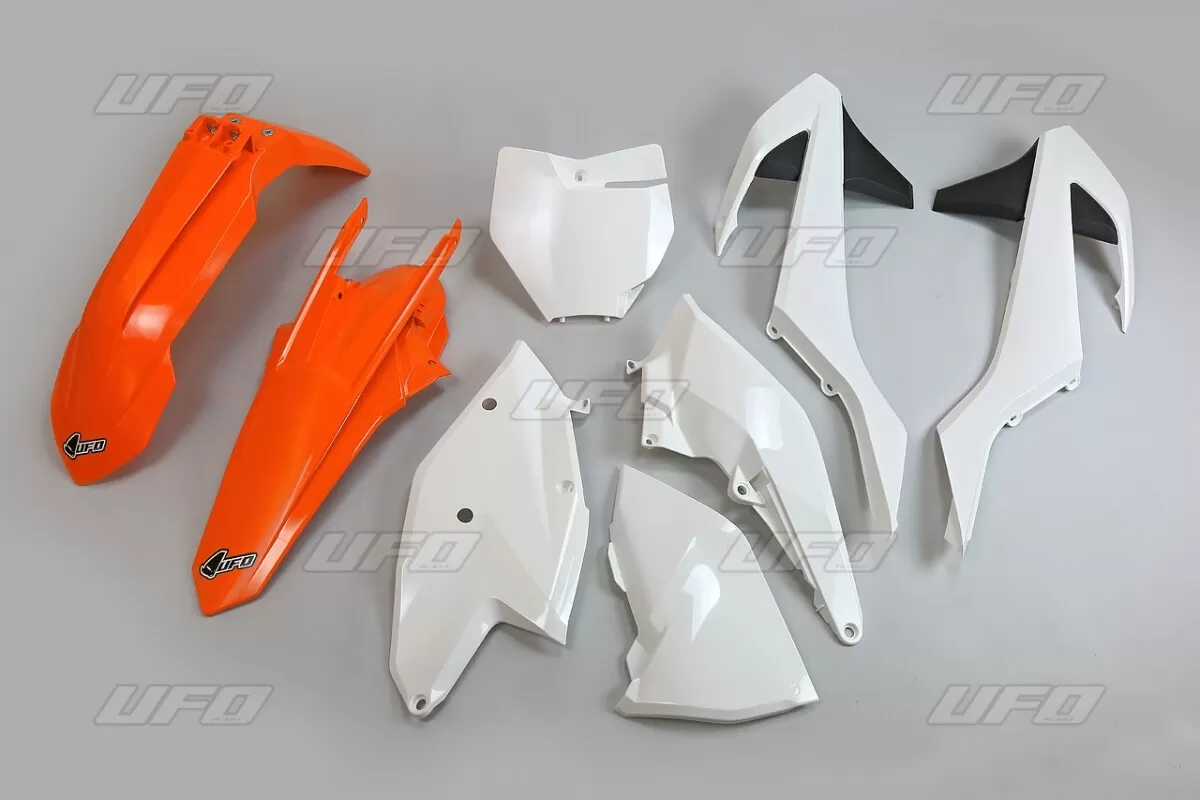 UFO Plastic Kit KTM SX/SX-F '16-'18 White / Orange