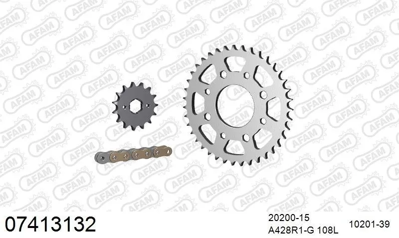AFAM Chainset - Steel