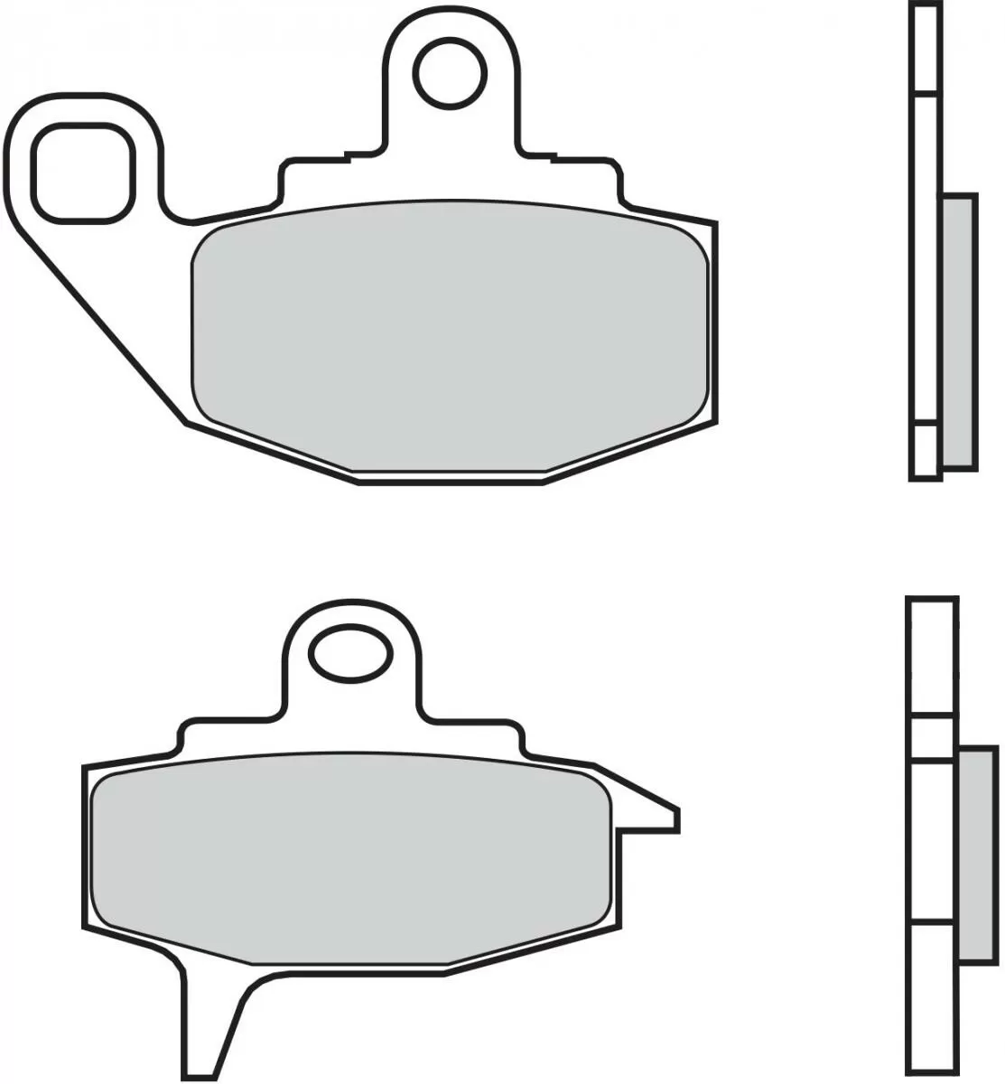 Brembo 07KA10TT Brake Pads Organic Off Road 