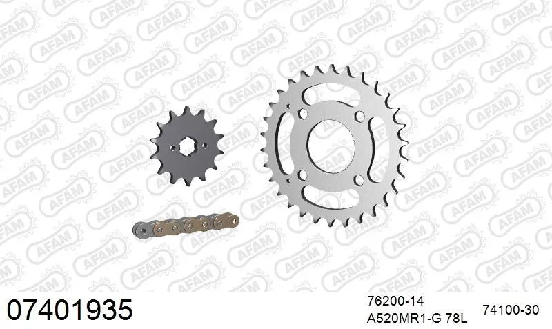 AFAM Chainset - Steel