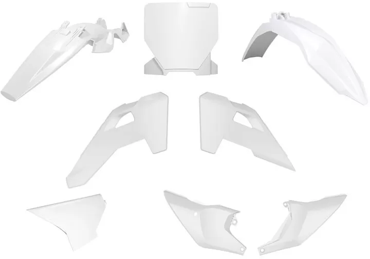 Rtech 6-Piece Plastic Kit White Husqvarna TC 85 2025