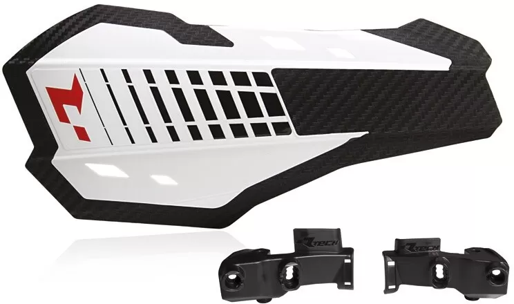 Rtech HP2 Handguards with BRAKTEC Mounting Kit White