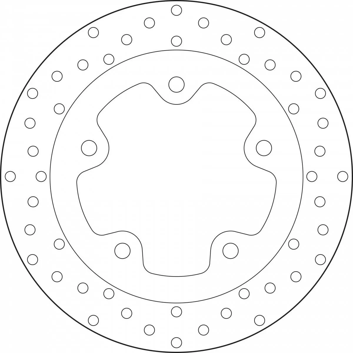 Brembo Brake Disc 68B407J9 240X4